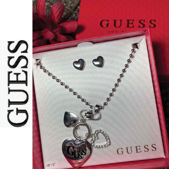 NIB 🦋 necklace & heart earrings set | 18" + 2" extender - Picture 4 of 8